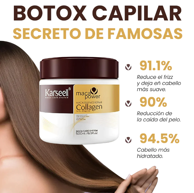 Mascarilla de cabello PREMIUM Karseell Collagen©